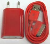 carregador Iphone vermelho